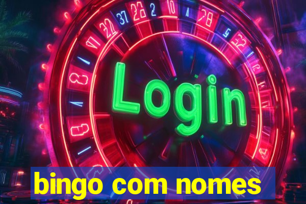 bingo com nomes